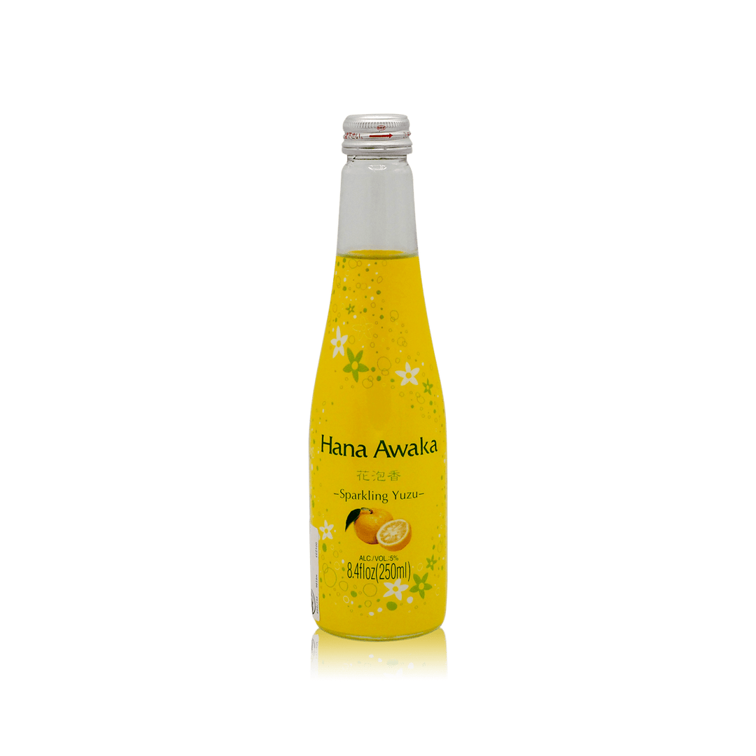 Hana Awaka Yuzu Sparkling Sake 250ML 5%