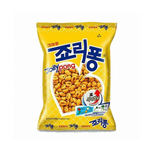 Crown Jjoripong Puffed Wheat Snack 74g