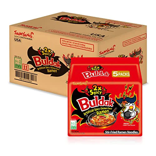 Buldak 2x Spicy 140G [e] (Box) 8 Multipacks