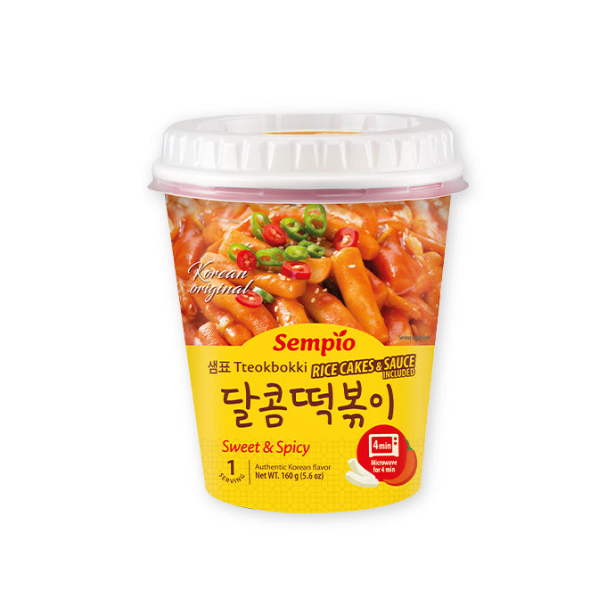 Instant Rice Cake Sweet Spicy Cup [Teokbokki] 160G