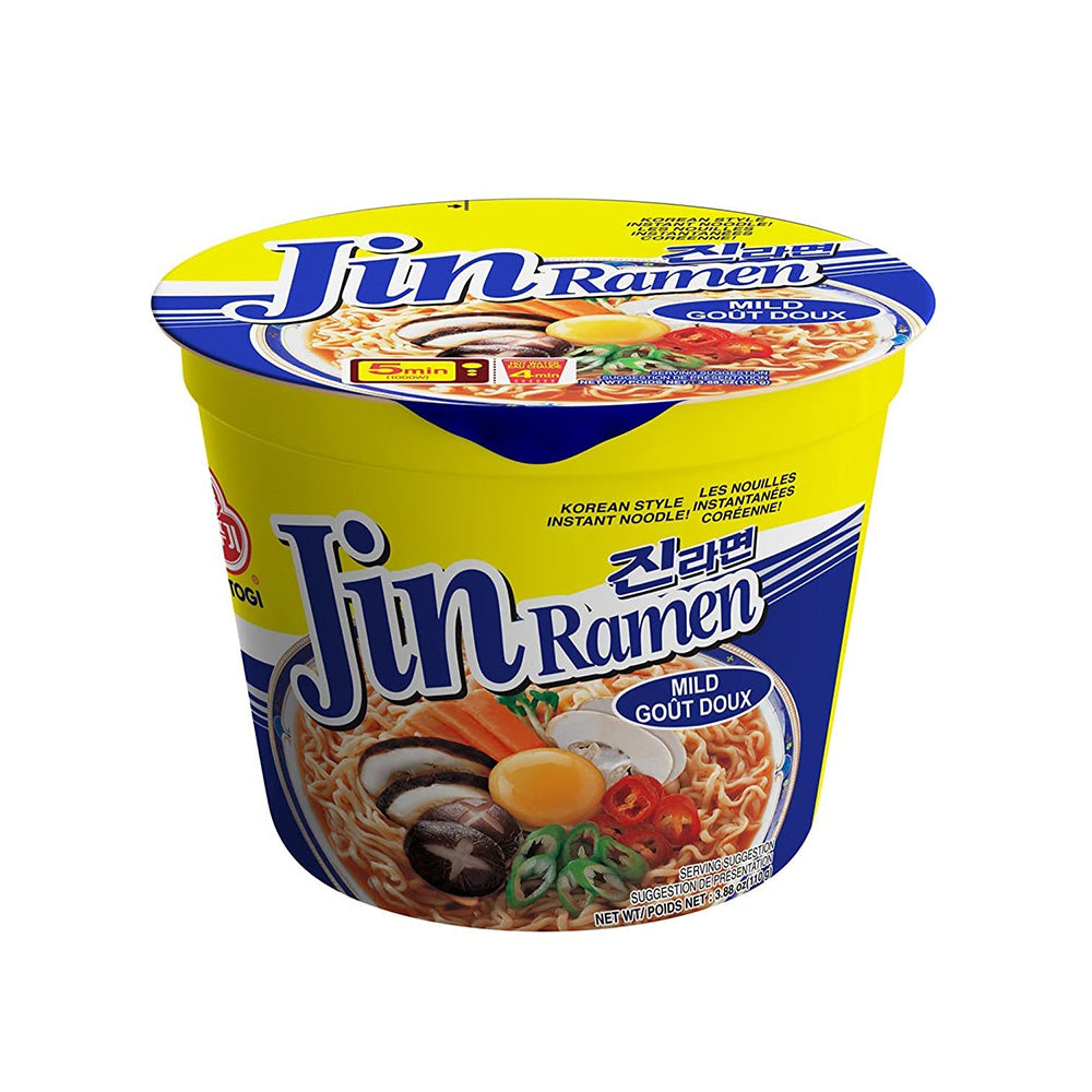 Jin Ramen Big Cup Mild Flavor 110G [CANADA]