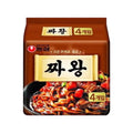 Nongshim Jjawang zwarte bonennoedels, multipack 134 g