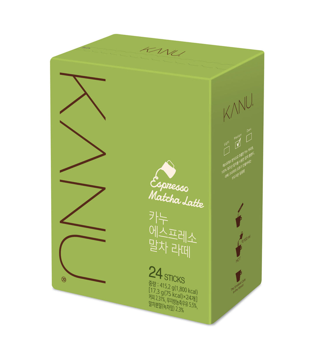 Dongseo Kanu Espresso Matcha Latte Mix 415.2g (24T)