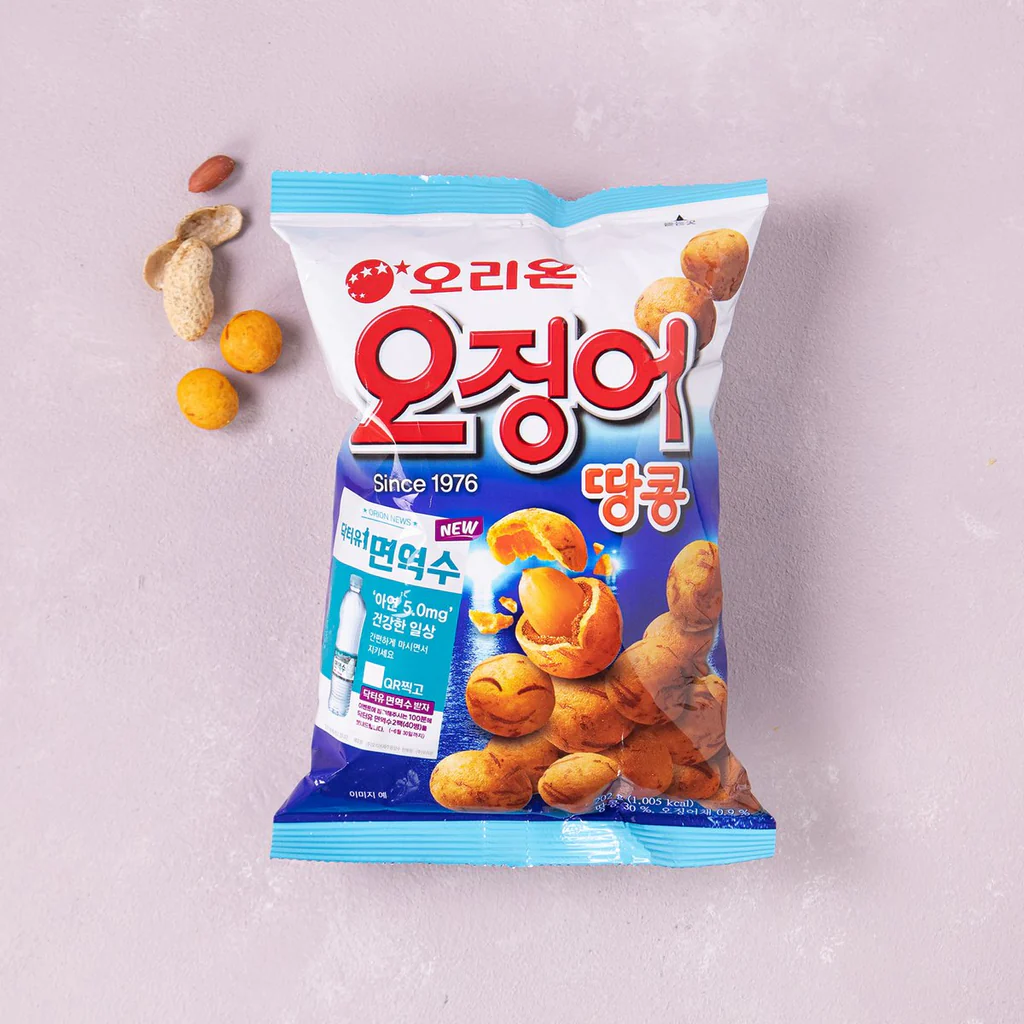 Orion Ojingeu Ttangkong Squid Peanut Snack 98g