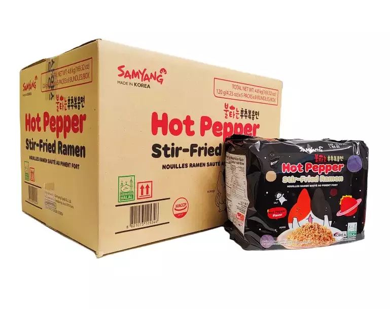 Fire Pepper Fried Ramen MP 120G (Box) 8 Multipacks