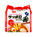 Sapporo Ichiban Shoyu Ramen-noedels, multipack 100 g x 5