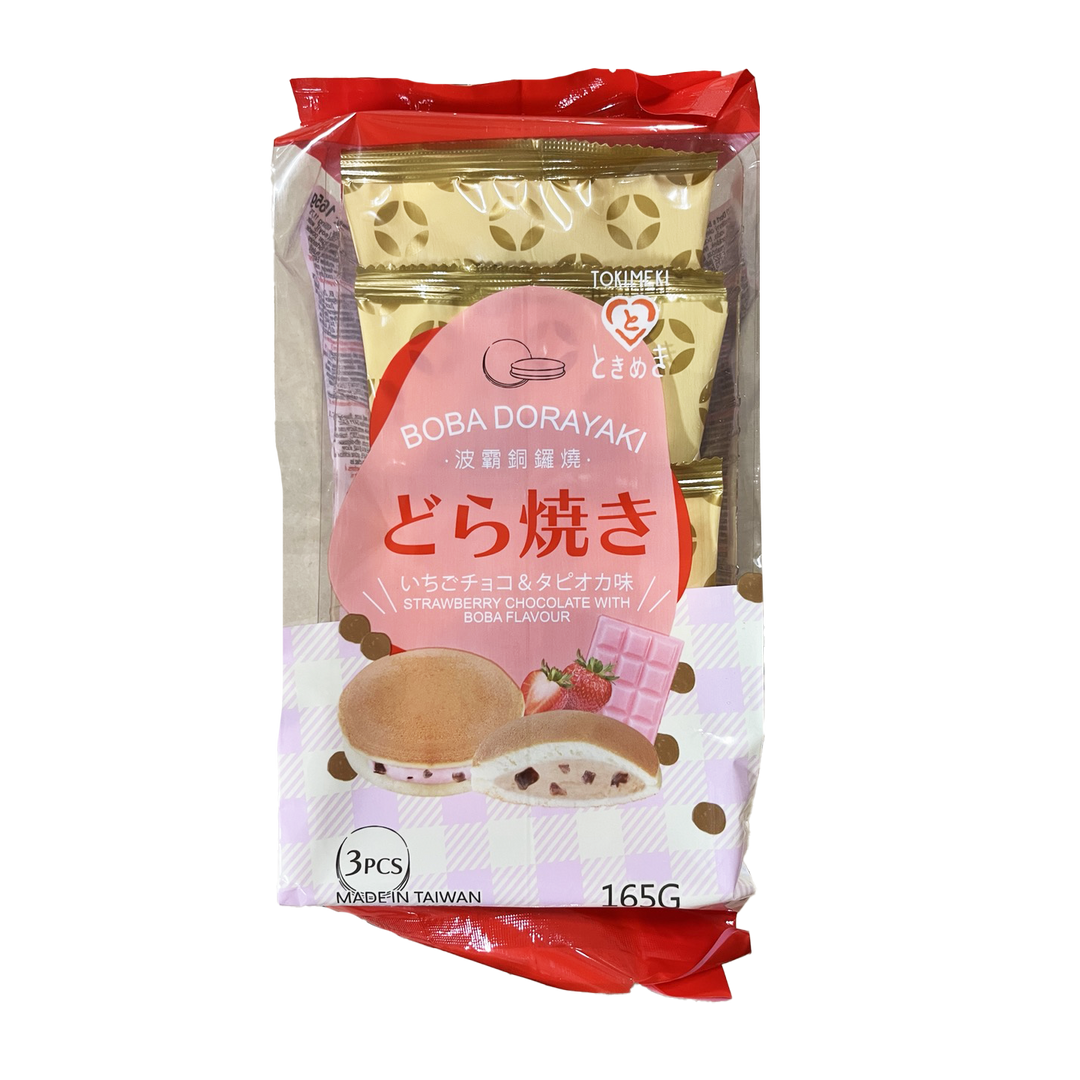 Dorayaki Boba Strawberry 165G