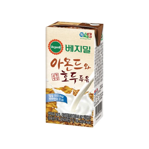Vegemil Almond and Walnut Soy Milk Drink 180ml