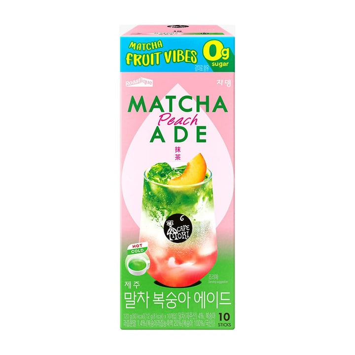 Jardin Jeju Matcha Peach Ade Drink Mix Sticks 12g x10