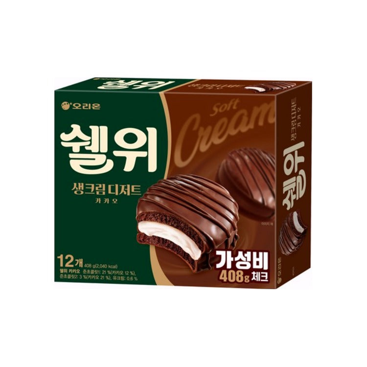 Orion Shellwi Cocoa &amp; Cream Dessertkoekje 408g