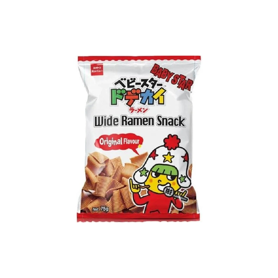 Baby Star Wide Ramen Snack Original FLV 75G - Oyatsu