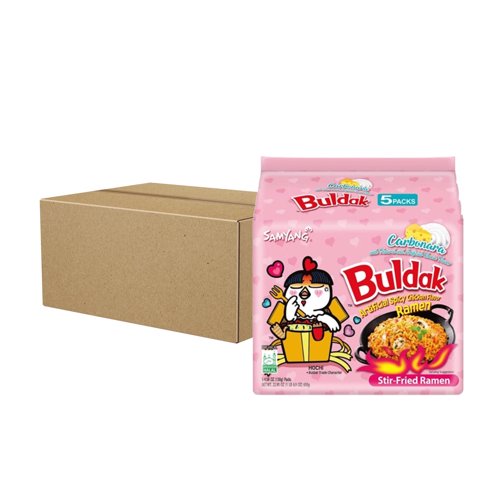 Buldak Carbo 140G doos (8 stuks) - Samyang