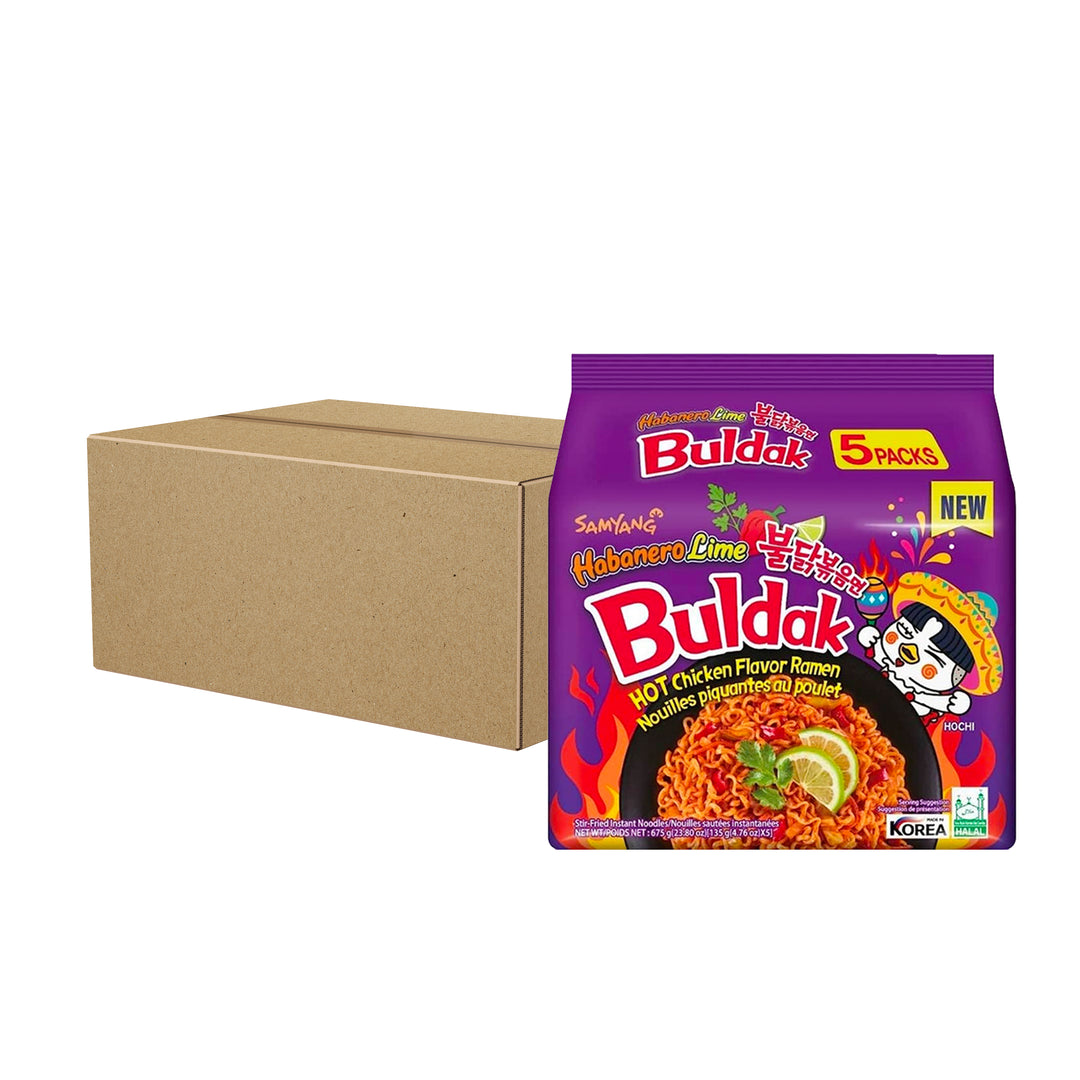 Buldak Habanero Lime 135G Box(8p) - Samyang