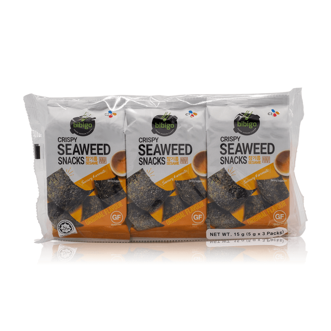 Crispy Seaweed Snack Sesame 5G - CJ Bibigo