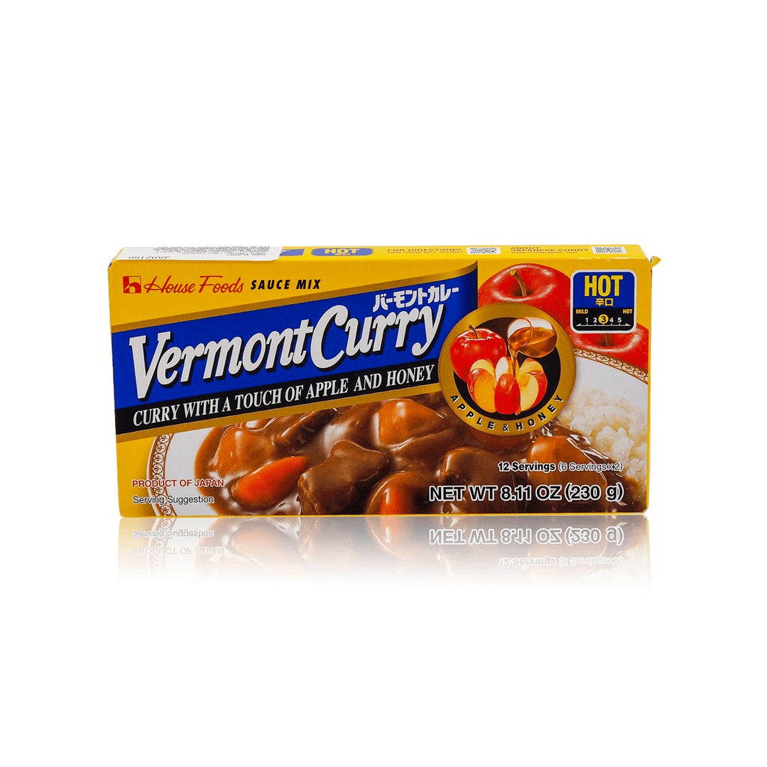House Vermont Curry Roux Block, Hot 230g