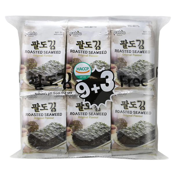 Paldo Roasted Seaweed Snack 5G x12P