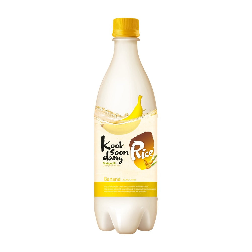 Kooksoondang Makgeolli Rice Wine Banana Flavour 750ml