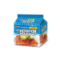 Paldo Bibimmyeon pittige koude noedels, multipack 130 g x 5