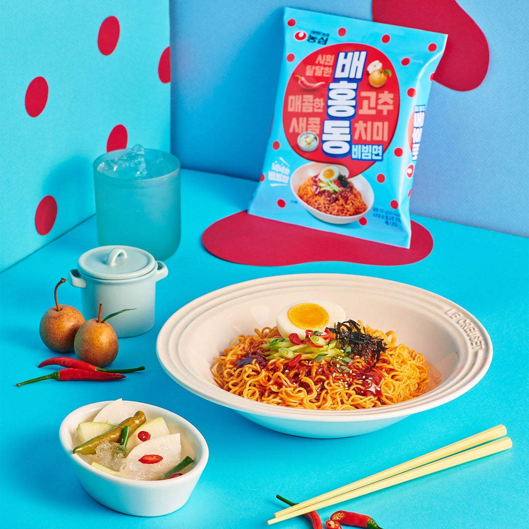 Nongshim Baehongdong Bibimmen Spicy Cold Noodles 137g x4
