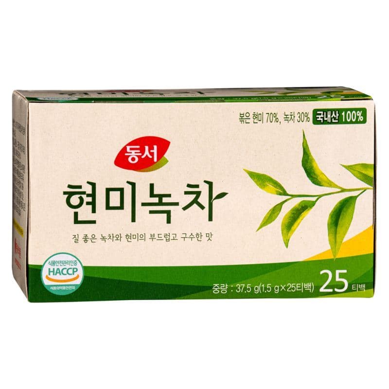 Dongseo Brown Rice Green Tea Bags 37.5g, 25 Tea Bags
