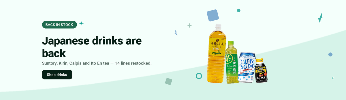 Japanese drinks are back - Shilla Market