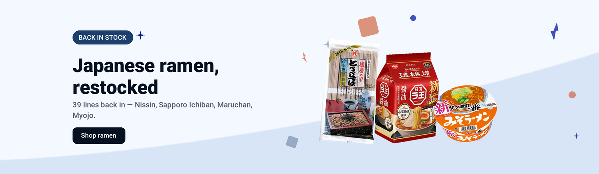 Japanese ramen, restocked - Shilla Market