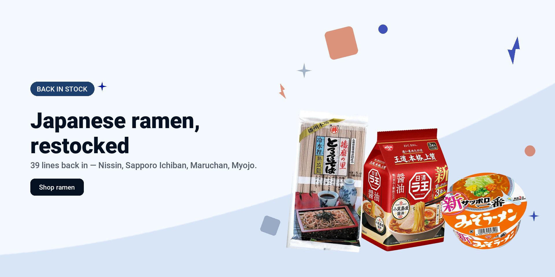Japanese ramen, restocked - Shilla Market