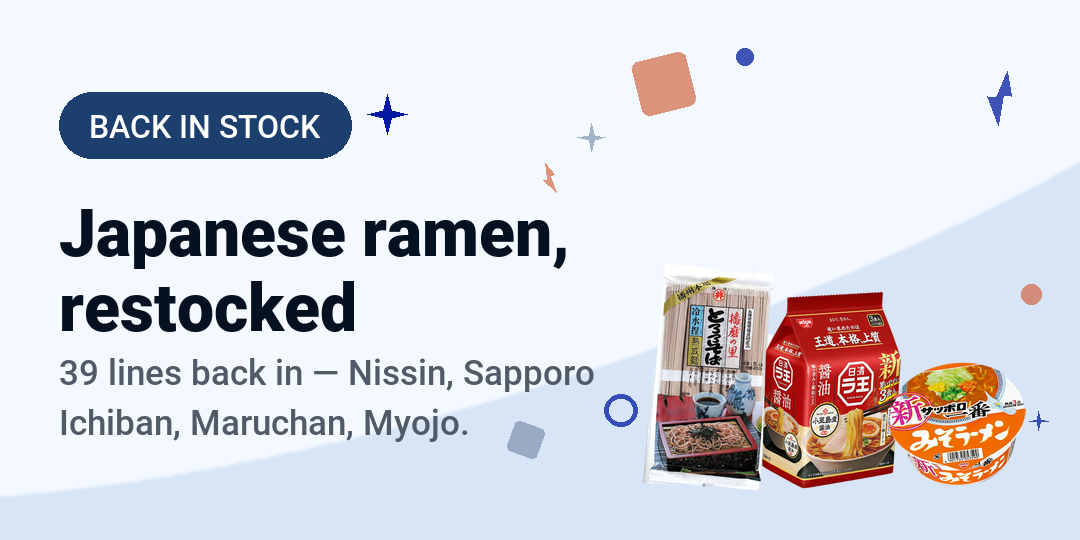 Japanese ramen, restocked - Shilla Market