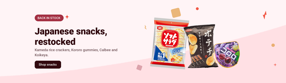 Japanese snacks, restocked - Shilla Market