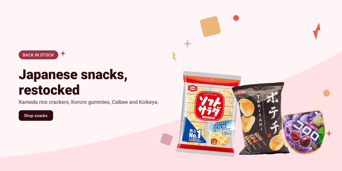 Japanese snacks, restocked - Shilla Market