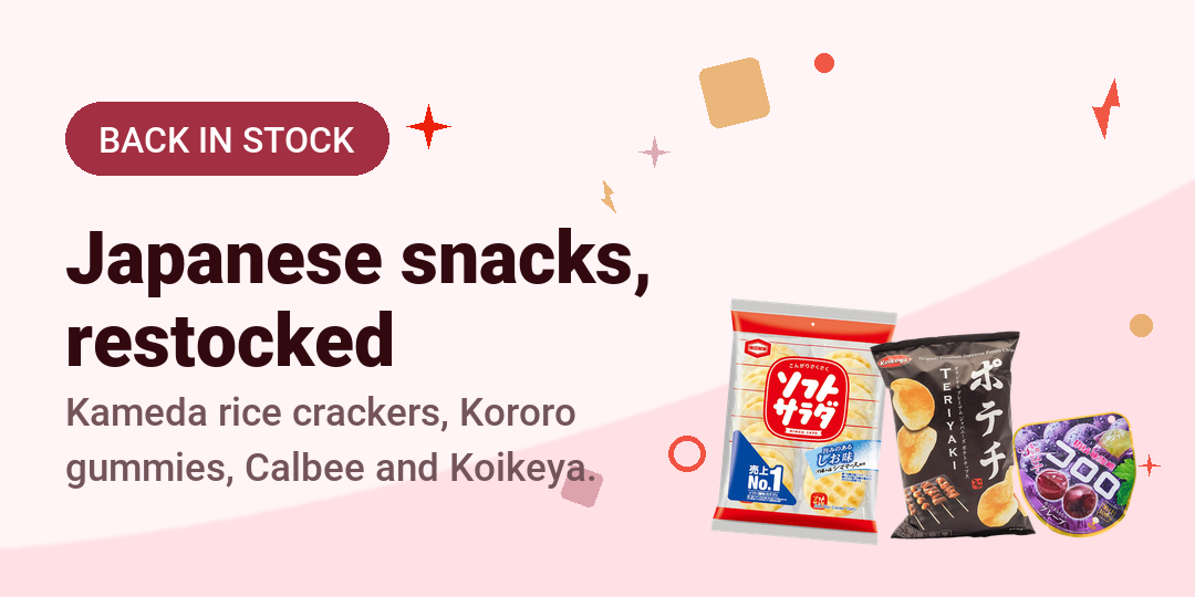 Japanese snacks, restocked - Shilla Market