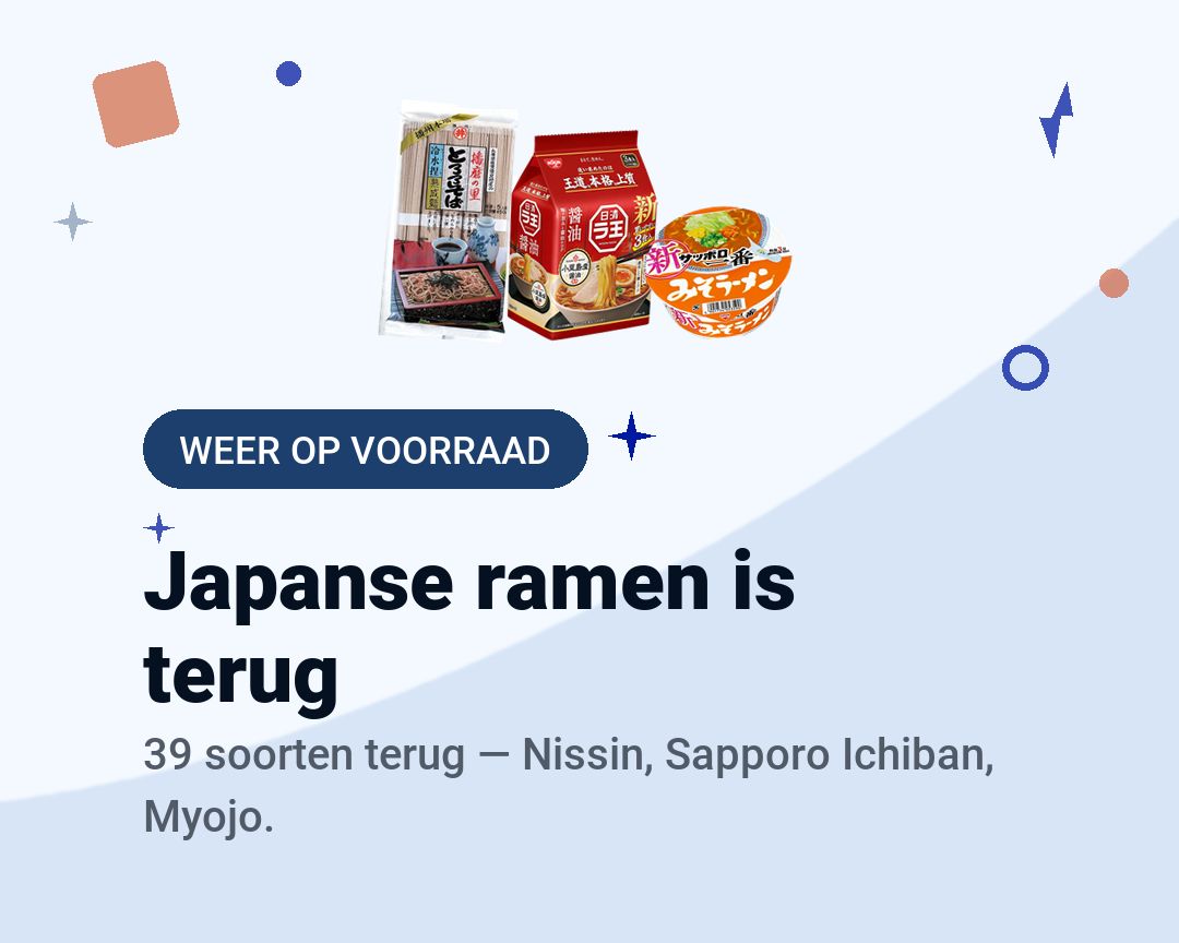 Japanse ramen is terug - Shilla Market