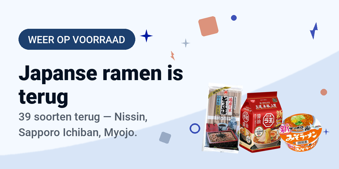 Japanse ramen is terug - Shilla Market