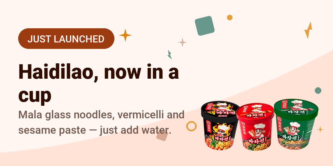 Haidilao, now in a cup - Shilla Market