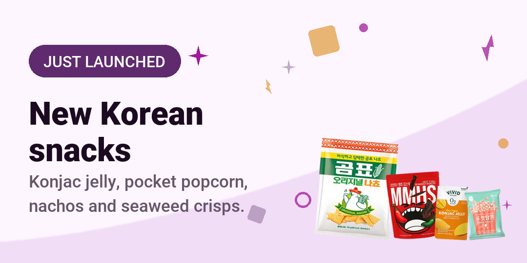 New Korean snacks - Shilla Market