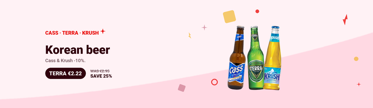 Korean beer - Shilla Market