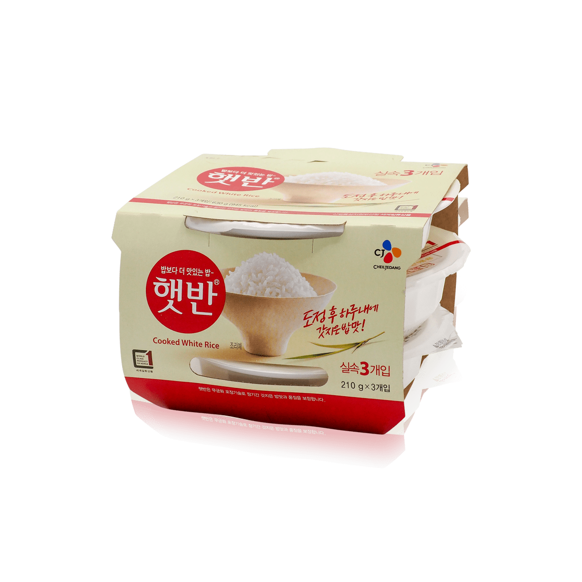 Microwave Rice [Haetban] 3 Pack 210G - CJ