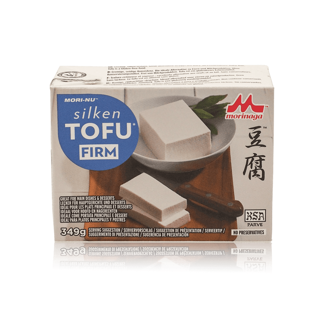 Silken Tofu Firm Blue 349G - Morinu