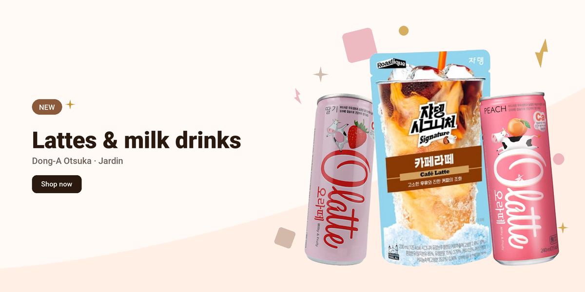 Lattes & milk drinks - Shilla Market