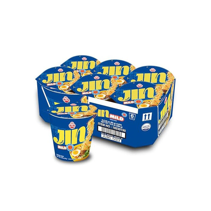 Jin Ramen Cup Mild Flavor 65G Box - Ottogi