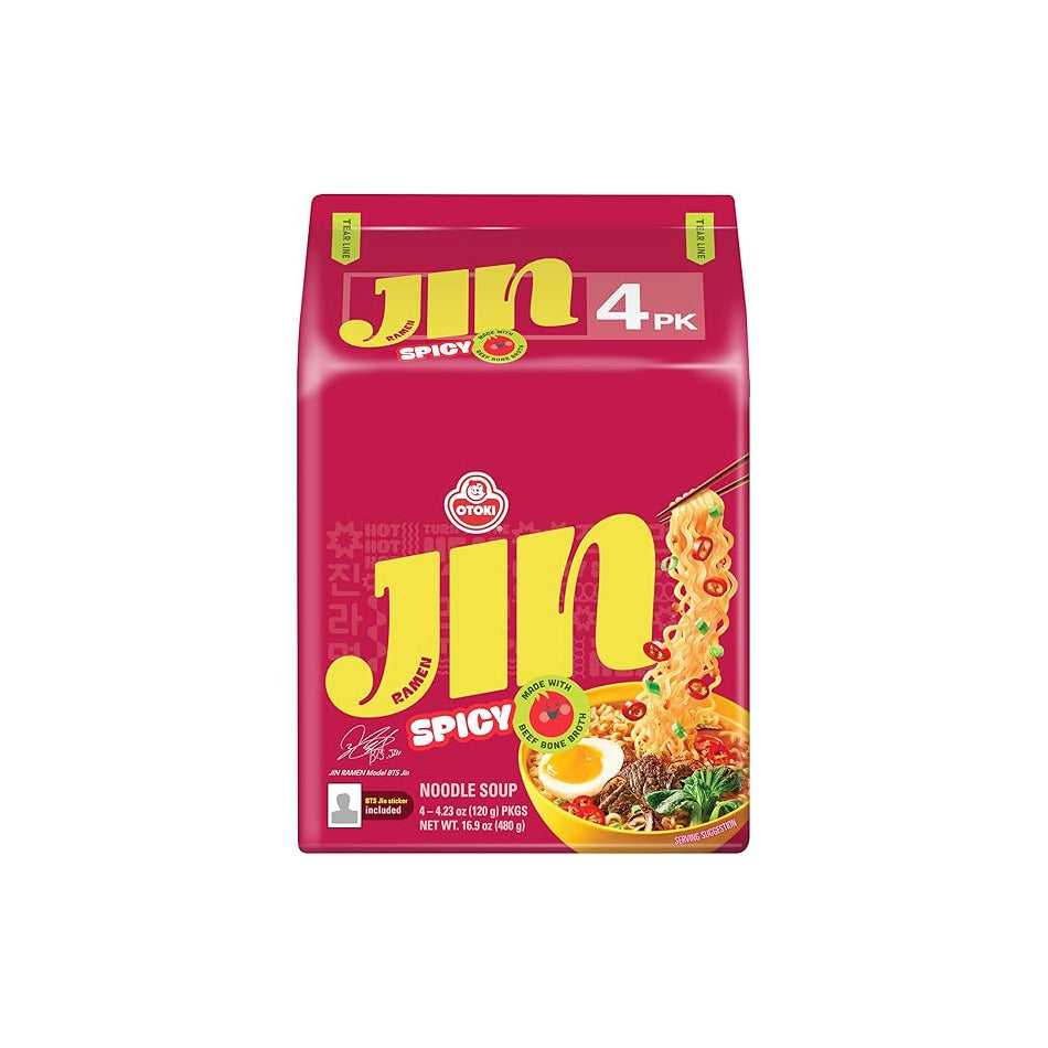 Jin Ramen Spicy Flavor Multi Pack 120G 5P Multi- Ottogi