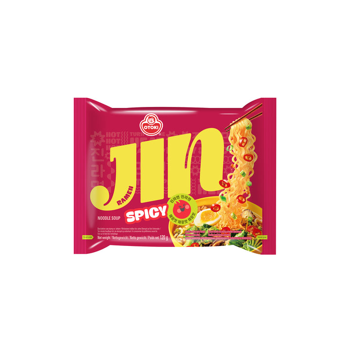 Jin Ramen Spicy Flavor Multi Pack 120G 5P - Ottogi