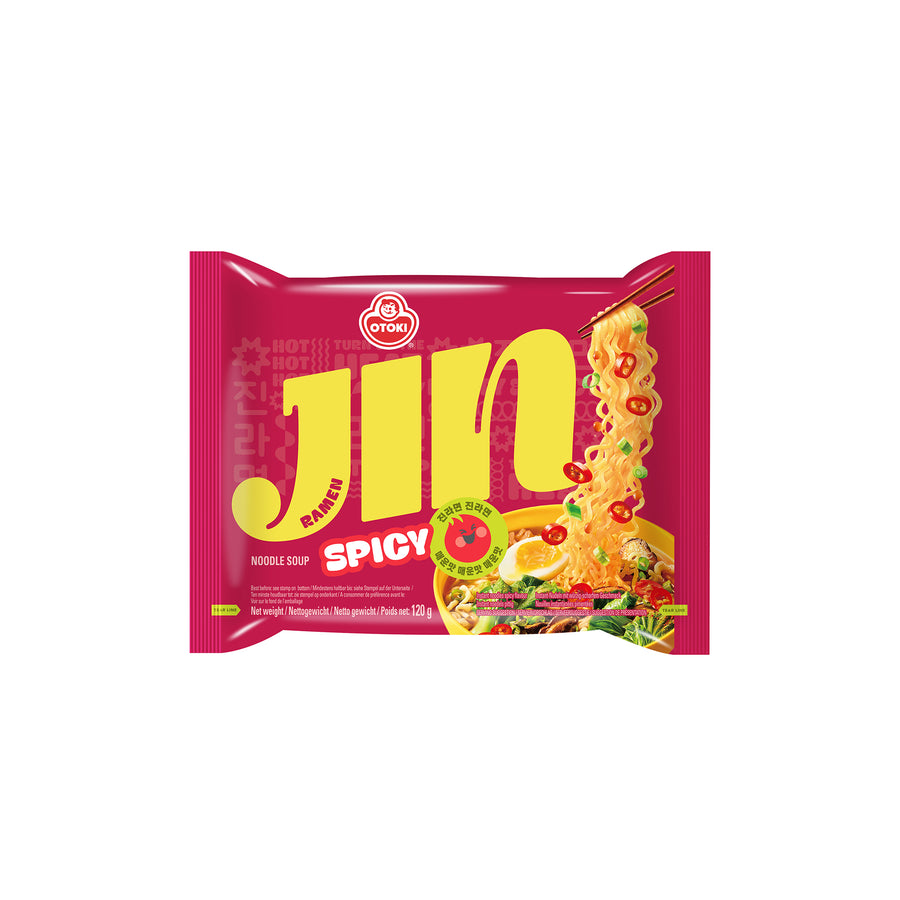 Jin Ramen Spicy Flavor Multi Pack 120G 5P - Ottogi