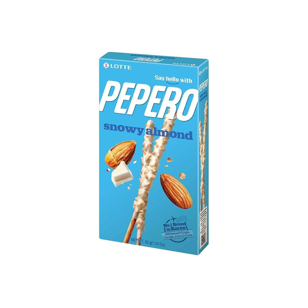 Pepero Snowy Almond 32G - Lotte