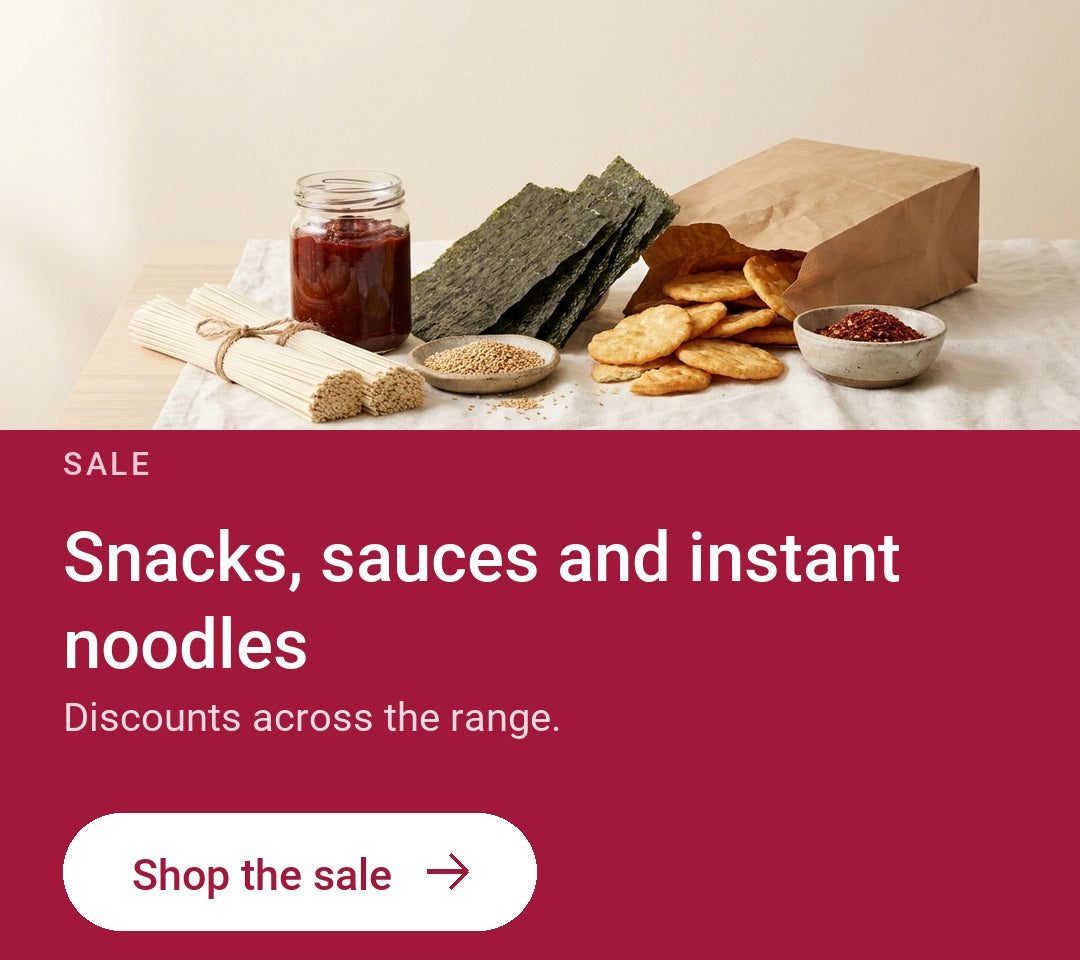 Sale: snacks, sauces and instant noodles