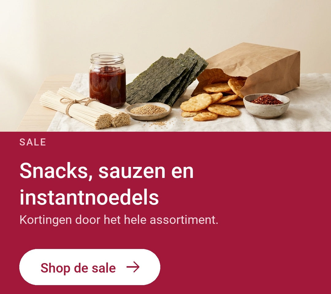 Sale: snacks, sauzen en instantnoedels