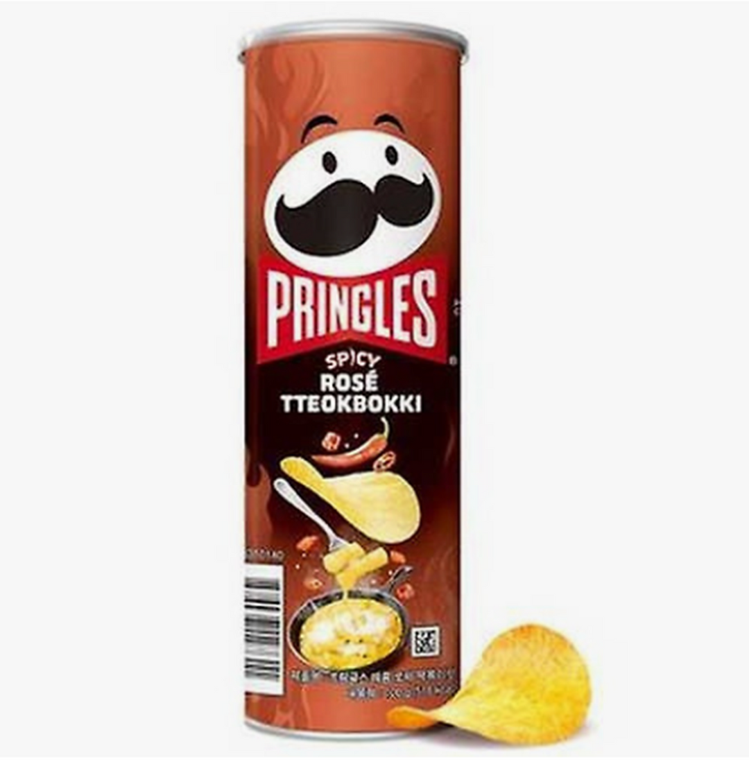 Pringles Spicy Rose Tteokbokki Flavor