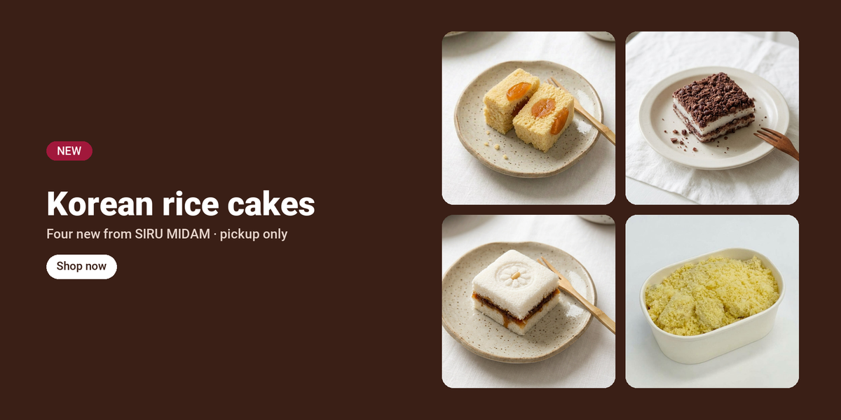Korean rice cakes - Shilla Market
