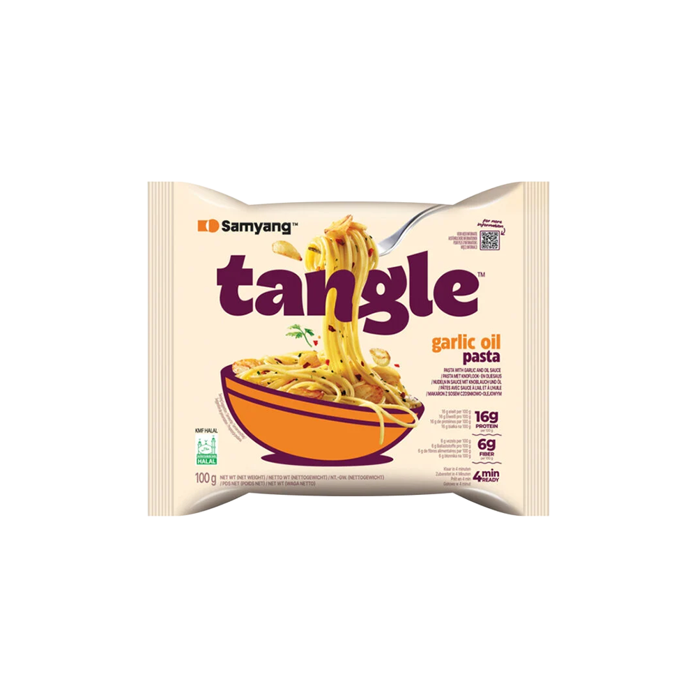 Tangle Pasta met knoflookolie 100 g - Samyang