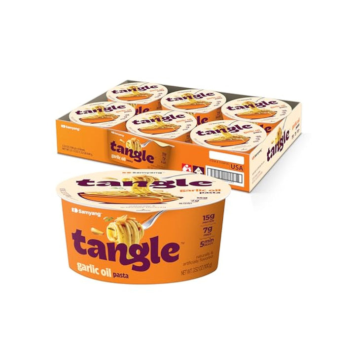 Tangle Garlic Oil Pasta Cup 100G Box - Samyang